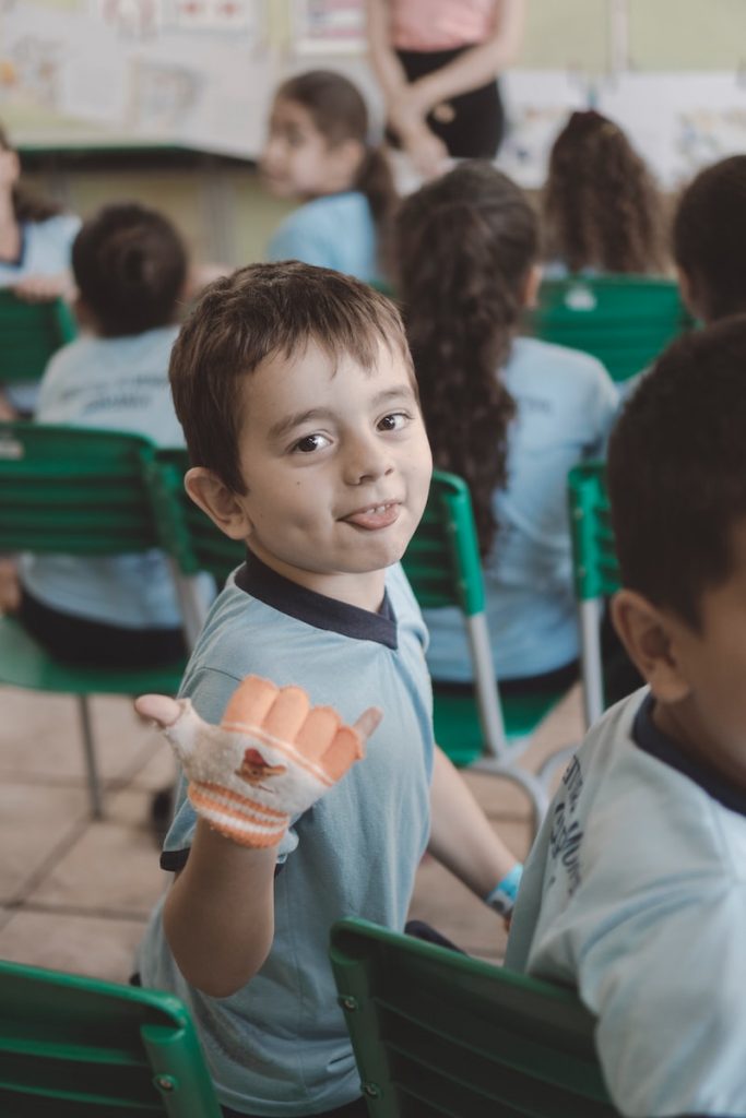 children inside classroom